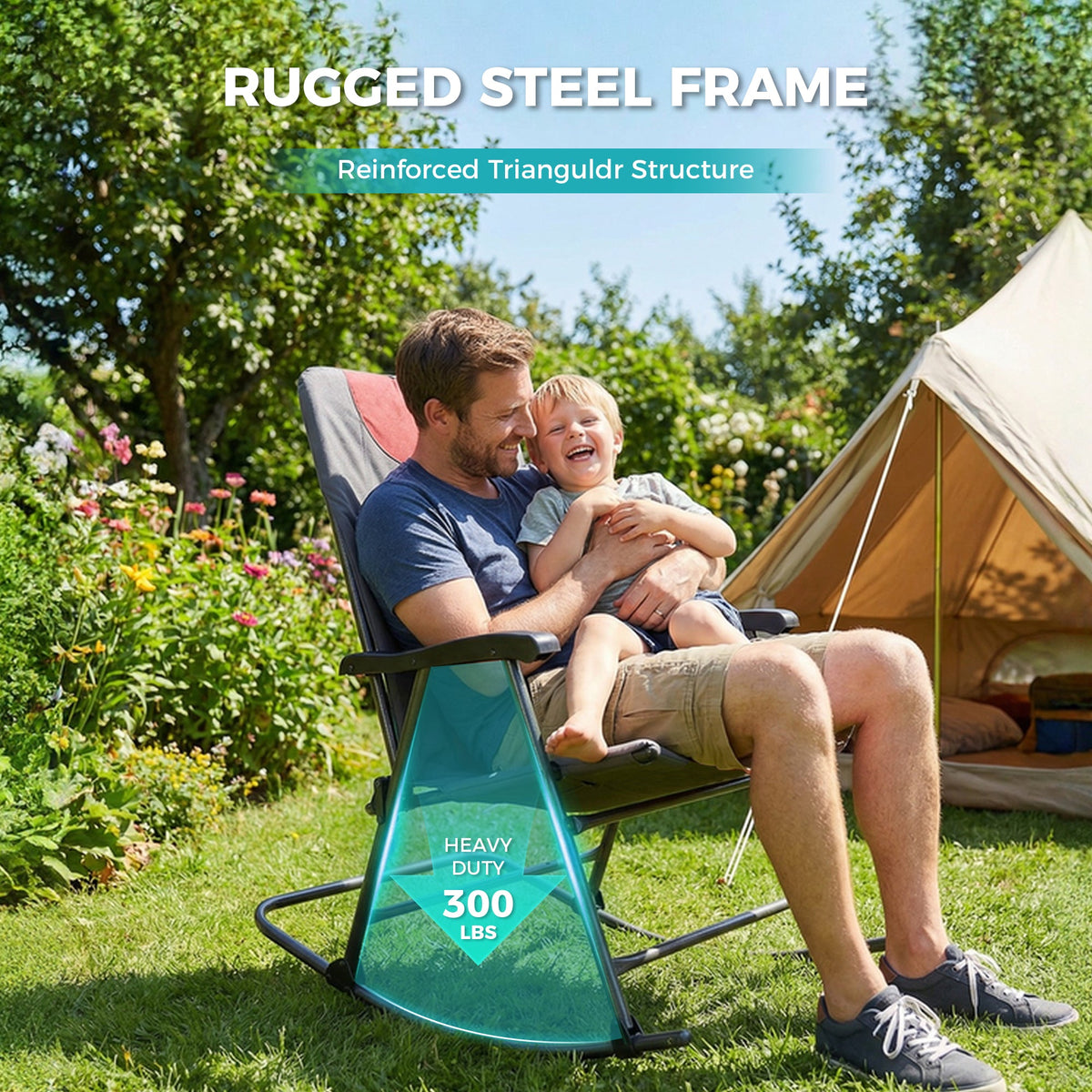 Oversized Chair Folding Chair Rocking Chair Camping Chair Portable Chair Outdoor Chair Rocker Chair