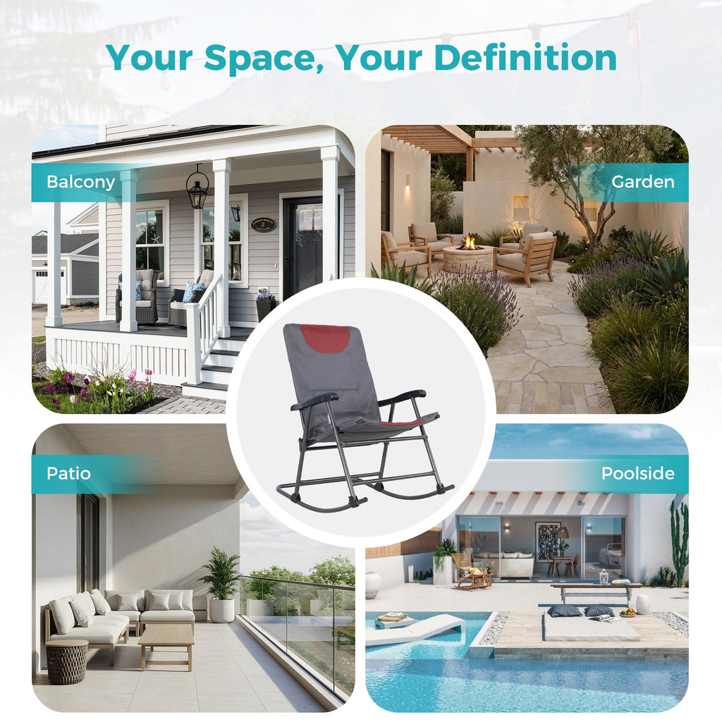 Oversized Chair Folding Chair Rocking Chair Camping Chair Portable Chair Outdoor Chair Rocker Chair