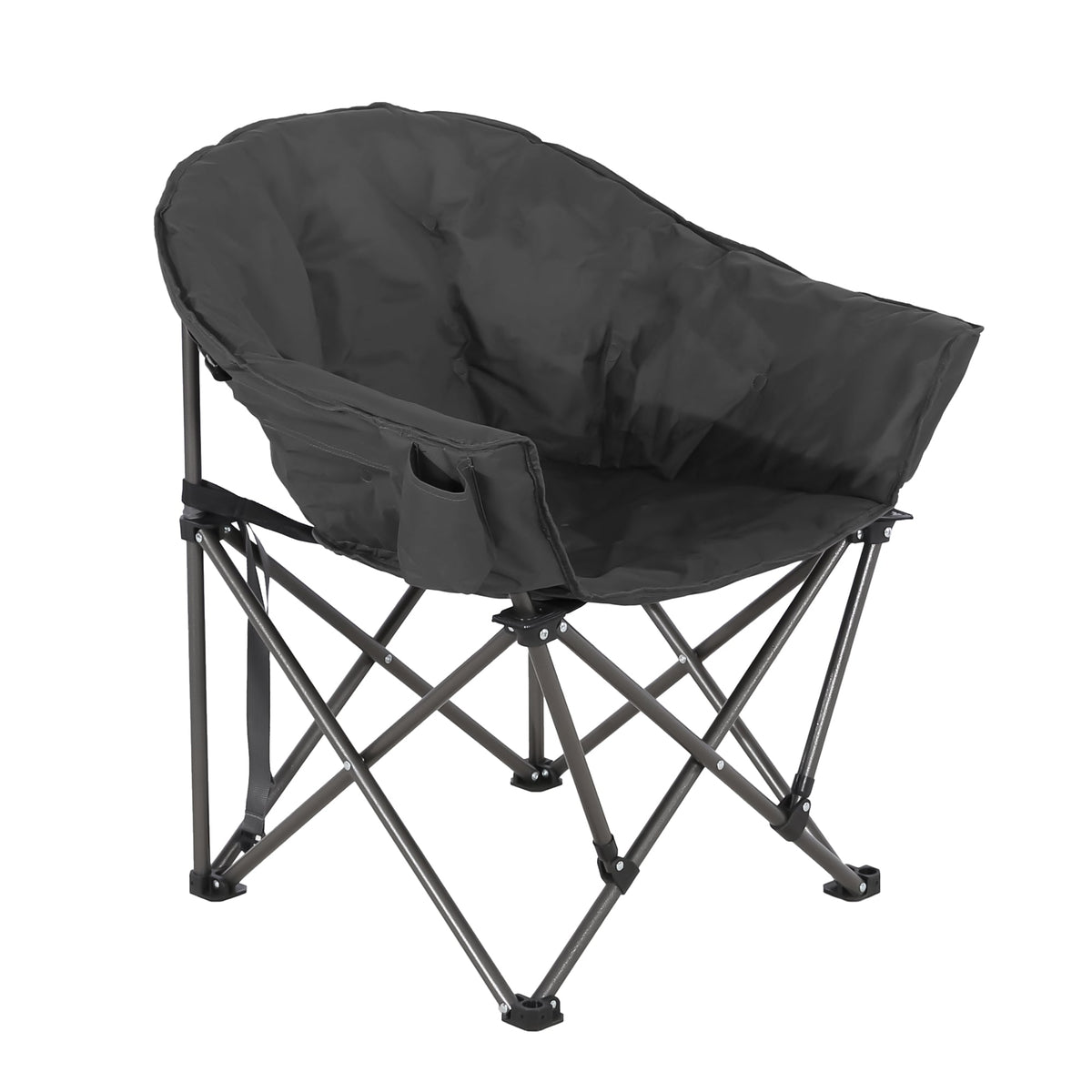 2PCS Oversized Camping Chair Folding Chair Camp Chair for Outdoor, Adults, Men and Women